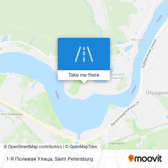 1-Я Полевая Улица map