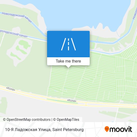10-Я Ладожская Улица map