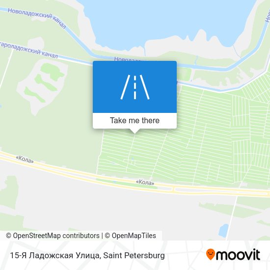 15-Я Ладожская Улица map