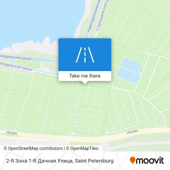 2-Я Зона 1-Я Дачная Улица map