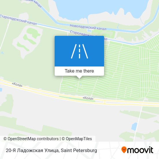 20-Я Ладожская Улица map