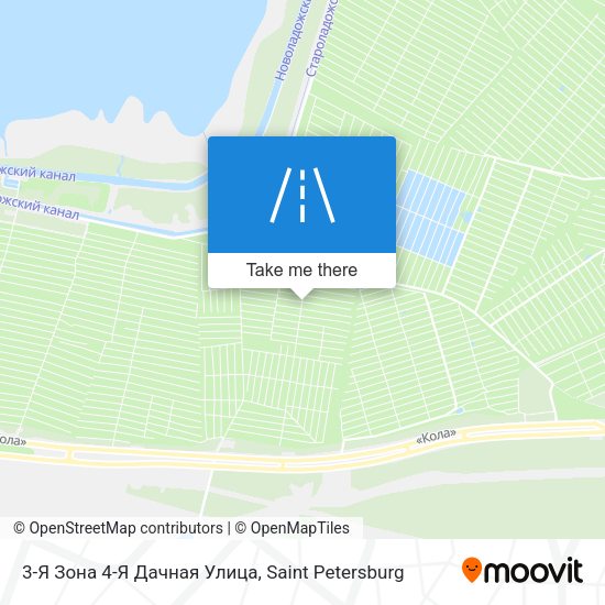 3-Я Зона 4-Я Дачная Улица map