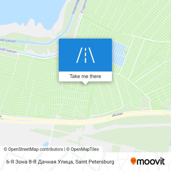 6-Я Зона 8-Я Дачная Улица map