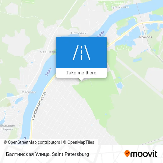 Балтийская Улица map