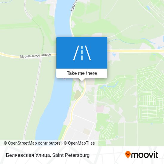 Беляевская Улица map