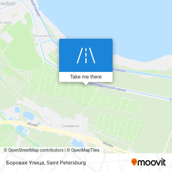 Боровая Улица map