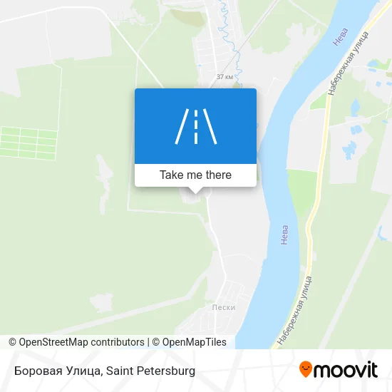 Боровая Улица map