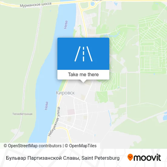 Бульвар Партизанской Славы map