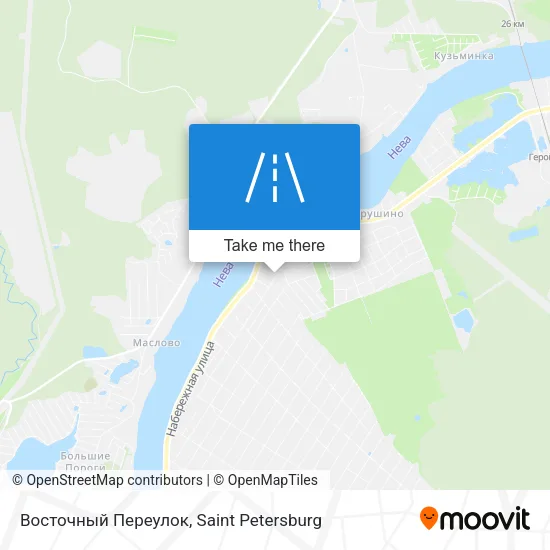 Восточный Переулок map