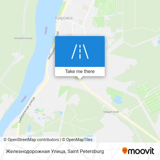 Железнодорожная Улица map
