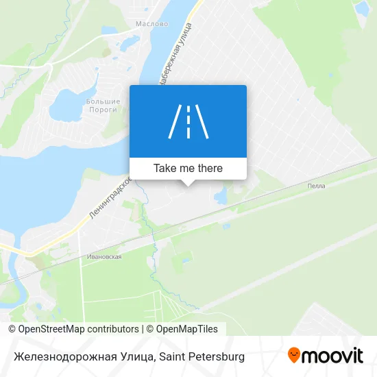 Железнодорожная Улица map