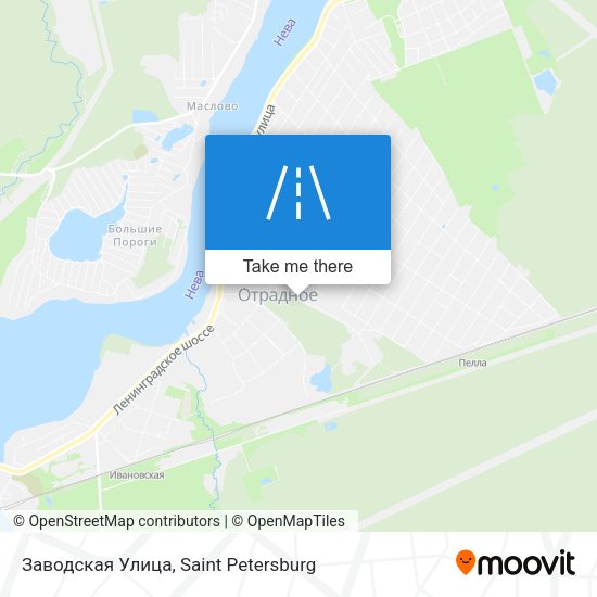 Заводская Улица map