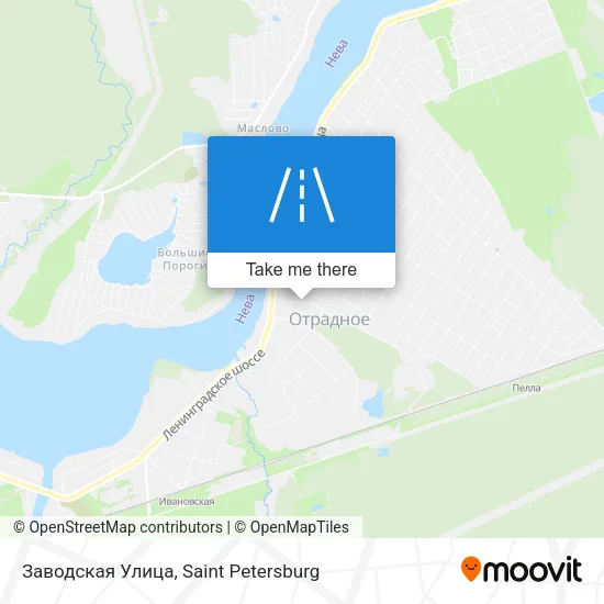 Заводская Улица map