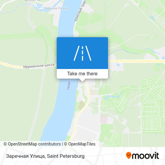 Заречная Улица map