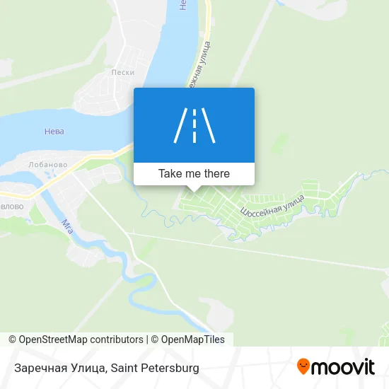 Заречная Улица map