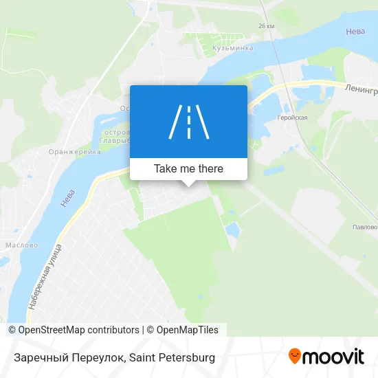 Заречный Переулок map