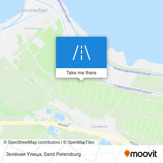 Зелёная Улица map