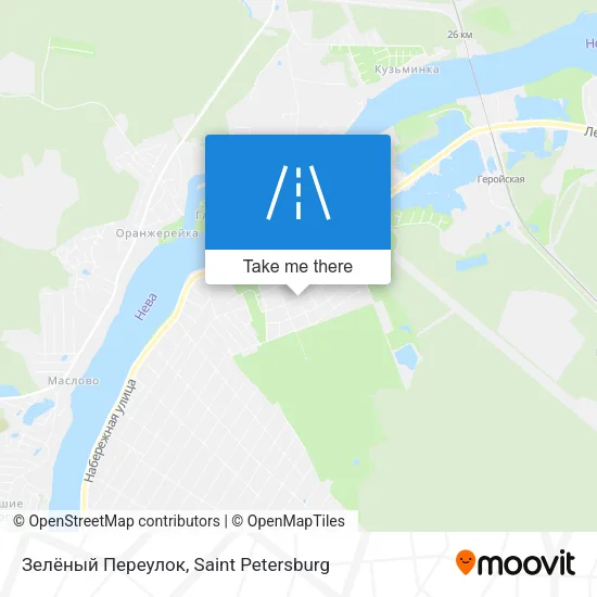 Зелёный Переулок map