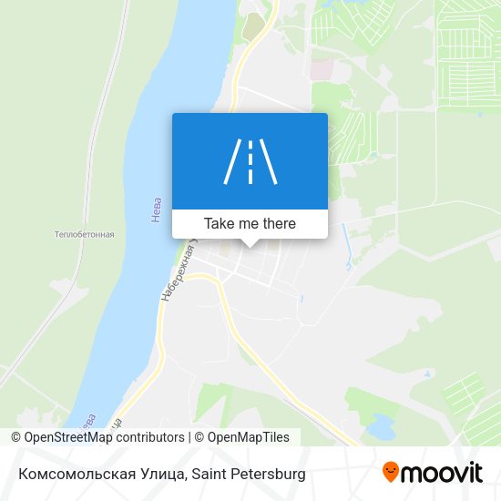 Комсомольская Улица map