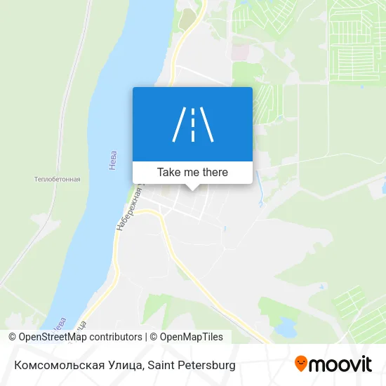 Комсомольская Улица map