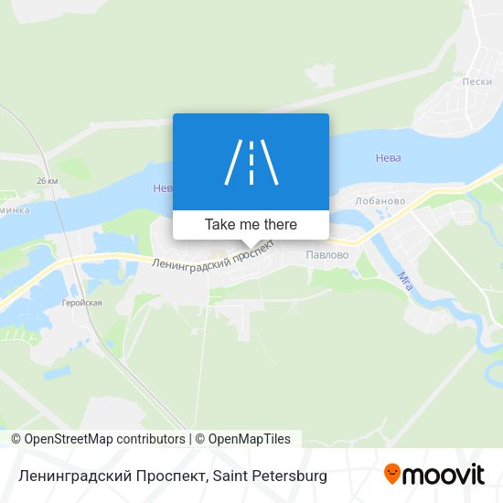 Ленинградский Проспект map