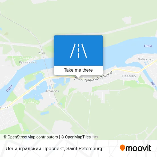 Ленинградский Проспект map