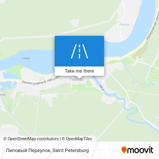 Липовый Переулок map