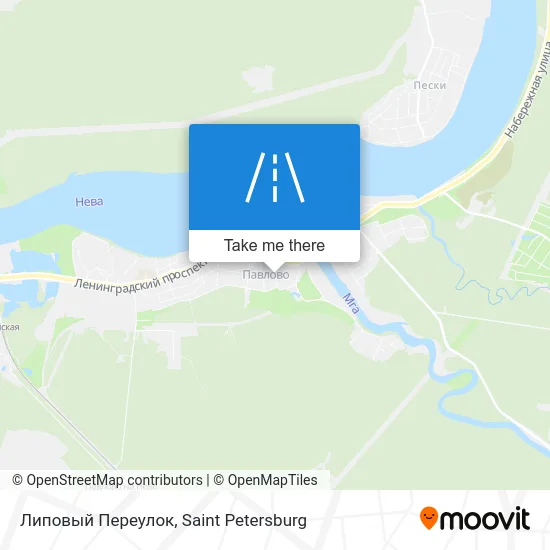 Липовый Переулок map