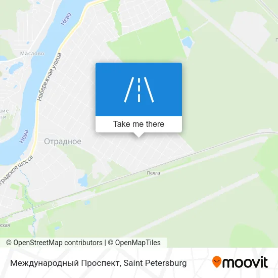 Международный Проспект map