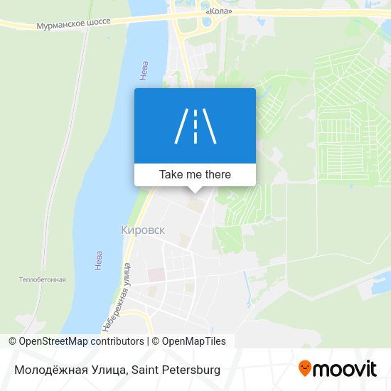 Молодёжная Улица map