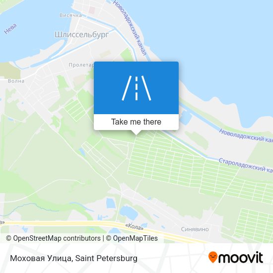 Моховая Улица map