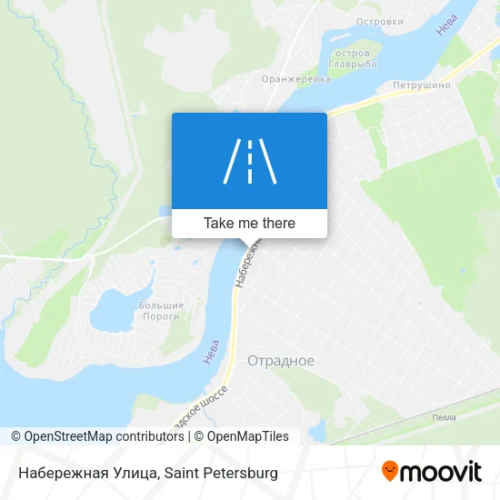 Набережная Улица map