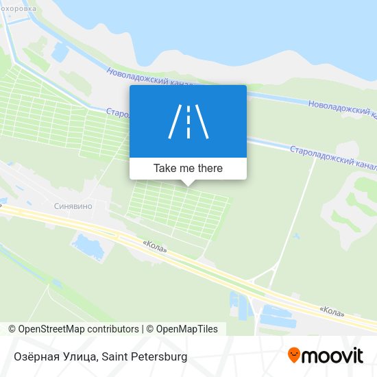 Озёрная Улица map
