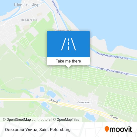 Ольховая Улица map