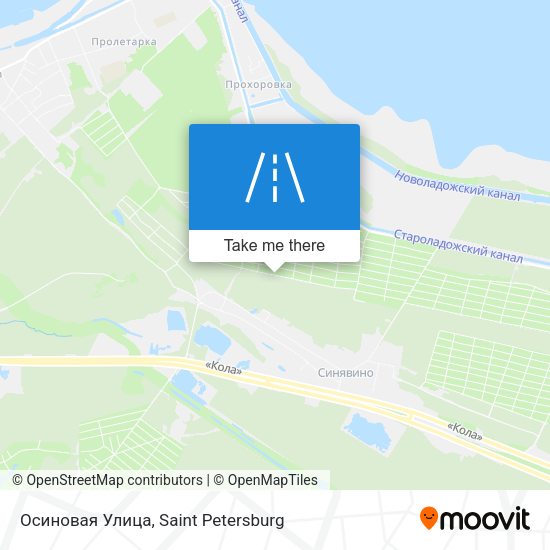 Осиновая Улица map