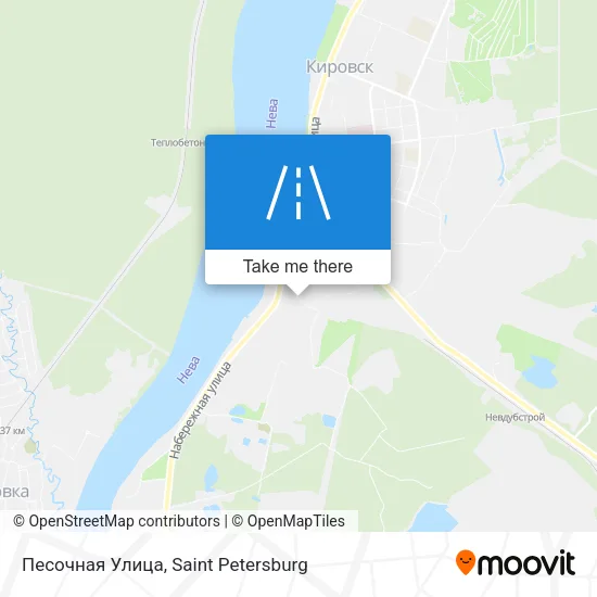 Песочная Улица map