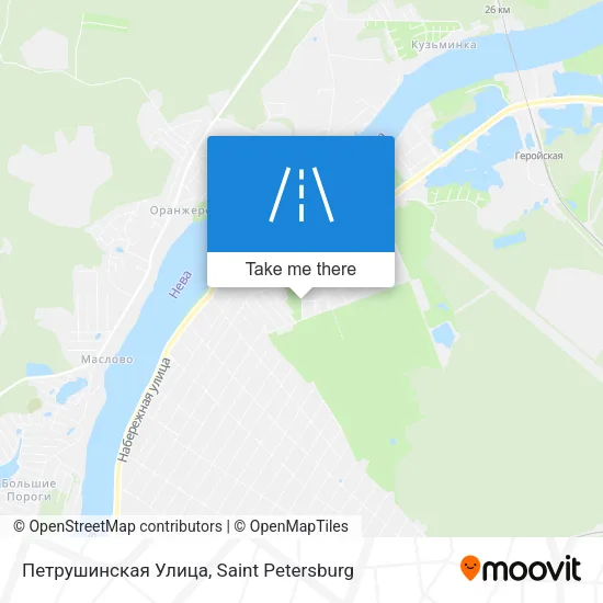 Петрушинская Улица map