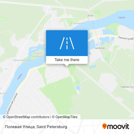 Полевая Улица map