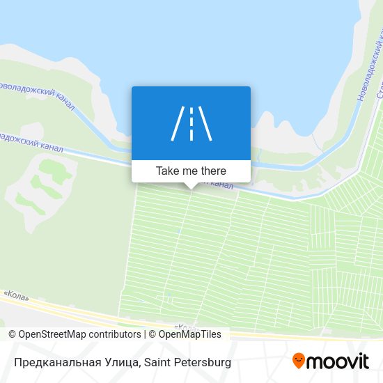 Предканальная Улица map