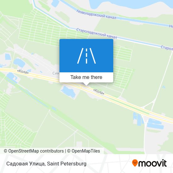 Садовая Улица map