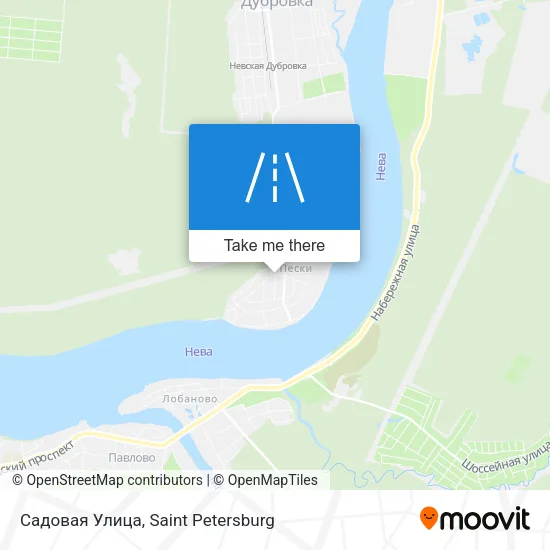 Садовая Улица map