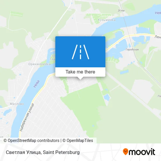 Светлая Улица map