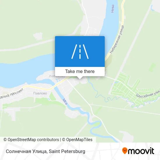 Солнечная Улица map