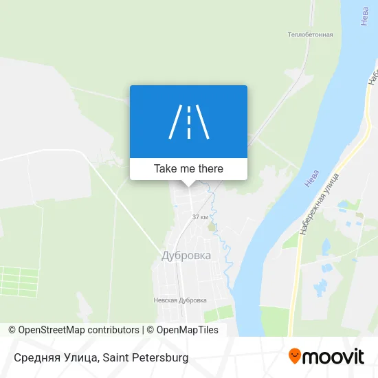 Средняя Улица map