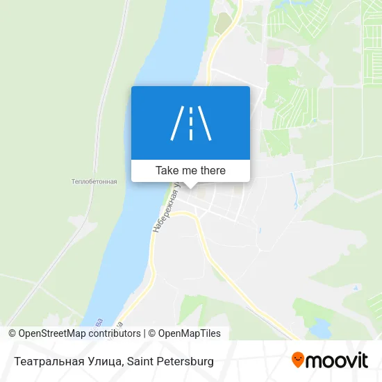 Театральная Улица map