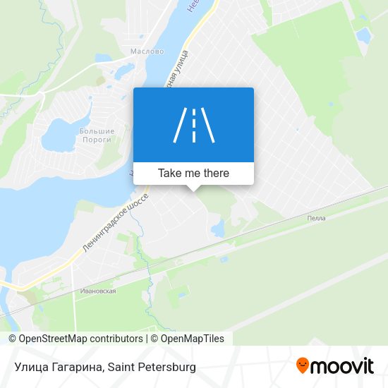 Улица Гагарина map