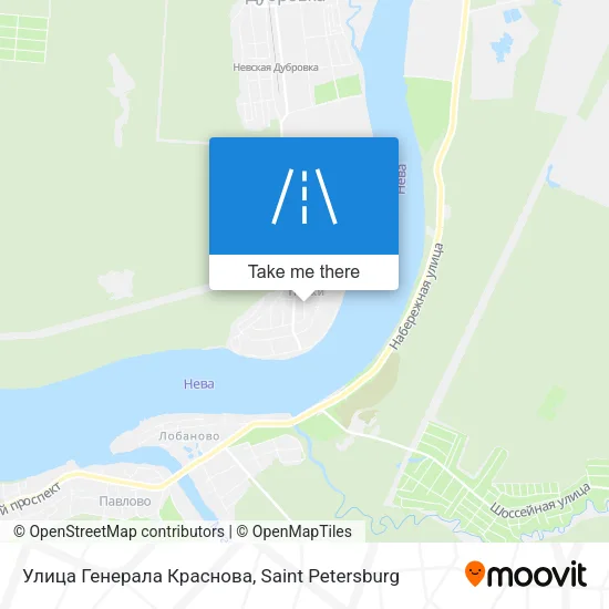 Улица Генерала Краснова map