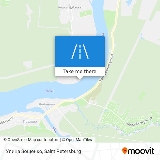 Улица Зощенко map