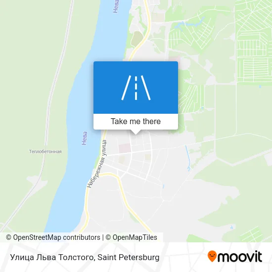 Улица Льва Толстого map