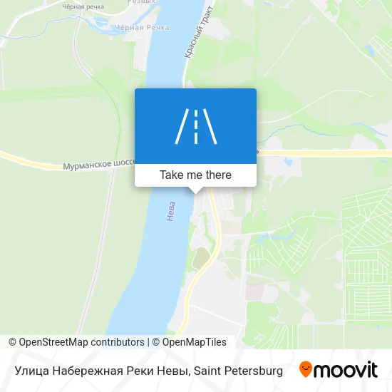 Улица Набережная Реки Невы map